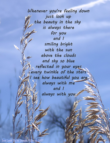 look up poem